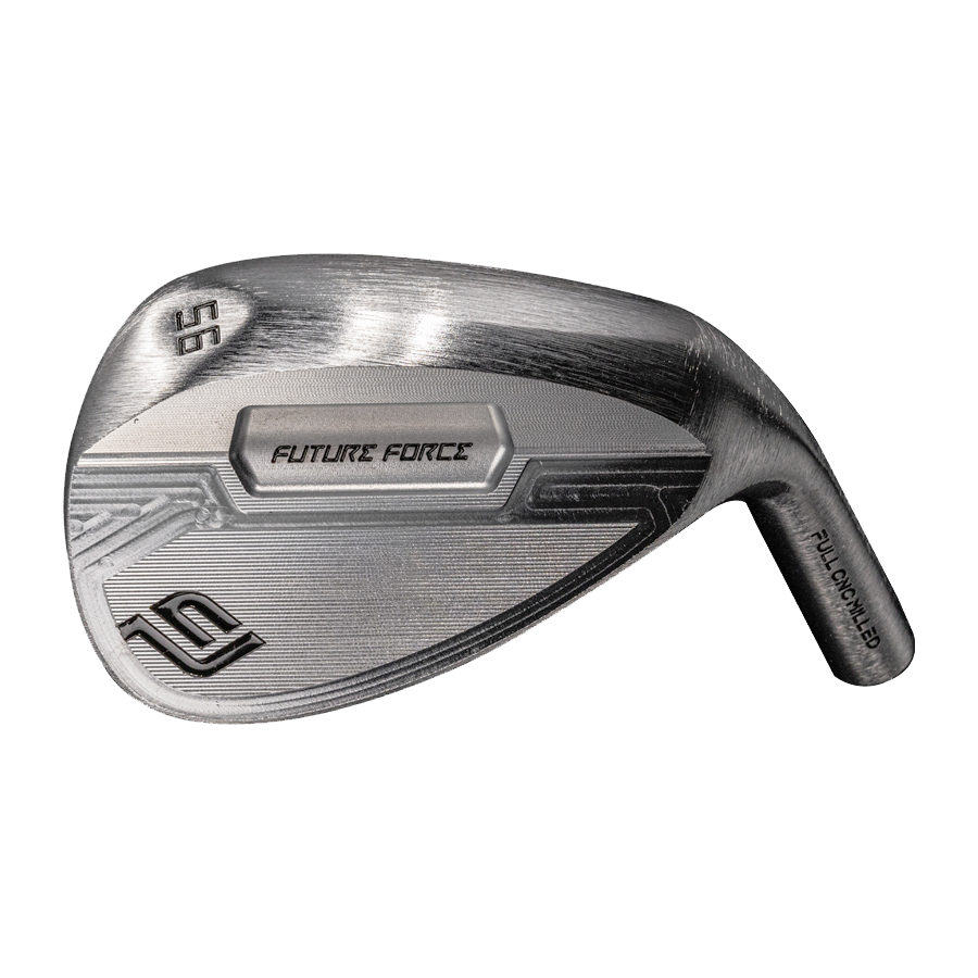 フルCNCミルドウェッジ - クローム(銀)