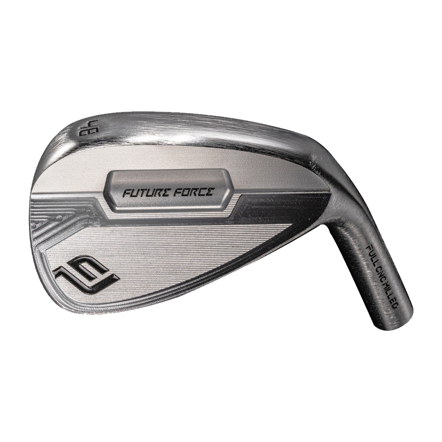 フルCNCミルドウェッジ - クローム(銀)