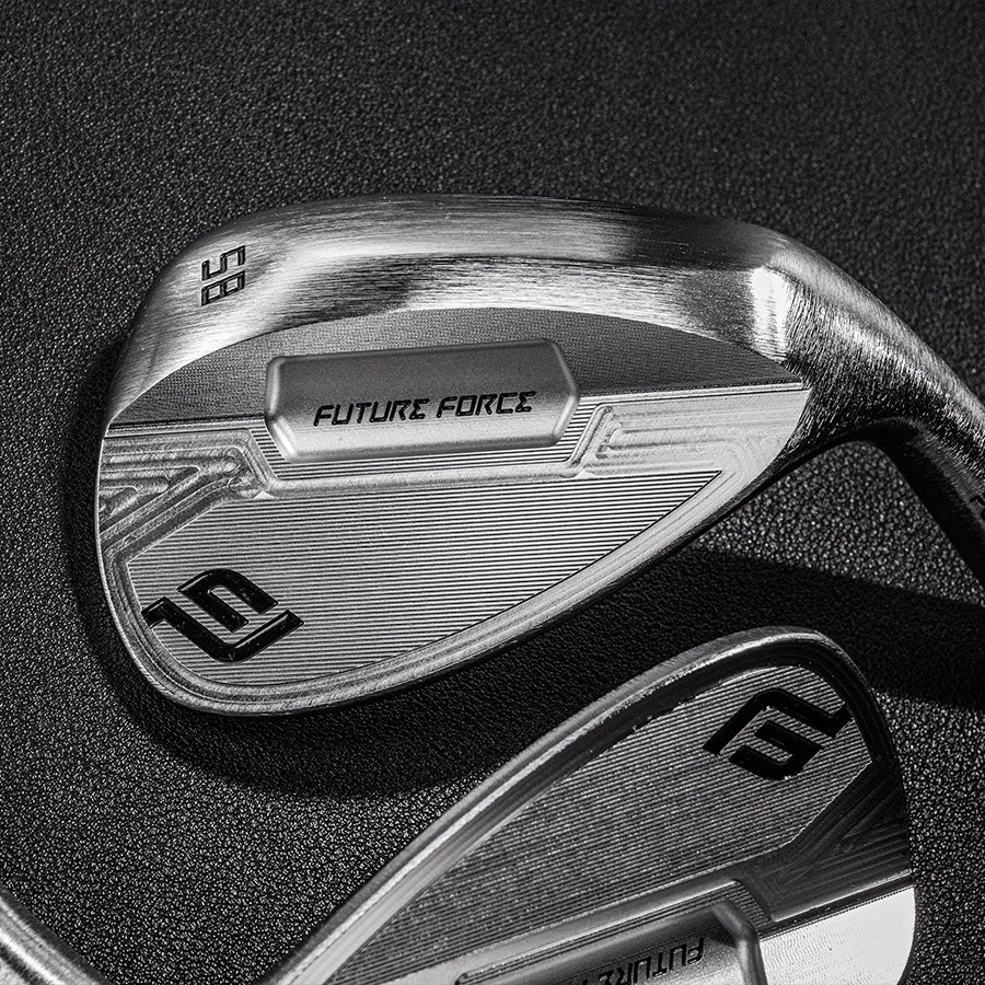 フルCNCミルドウェッジ - クローム(銀)