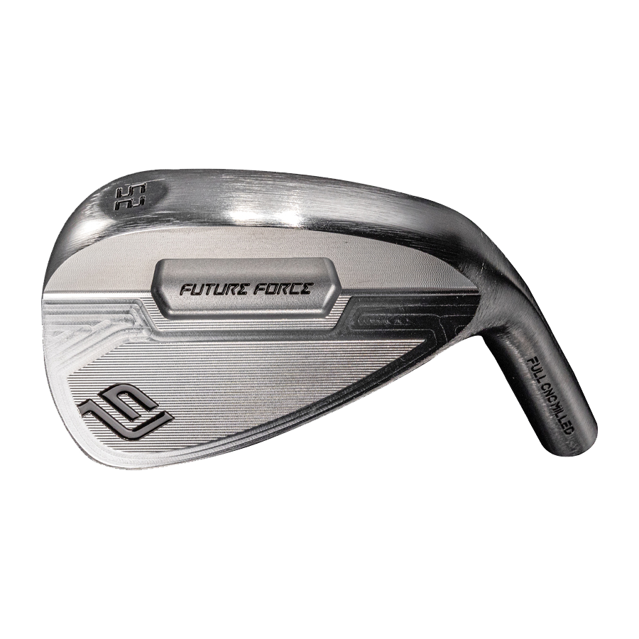 フルCNCミルドウェッジ - クローム（銀）