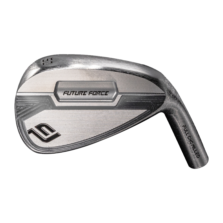 フルCNCミルドウェッジ - クローム（銀）